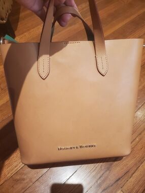 Dooney & Bourke Natural Tan Leather Tote